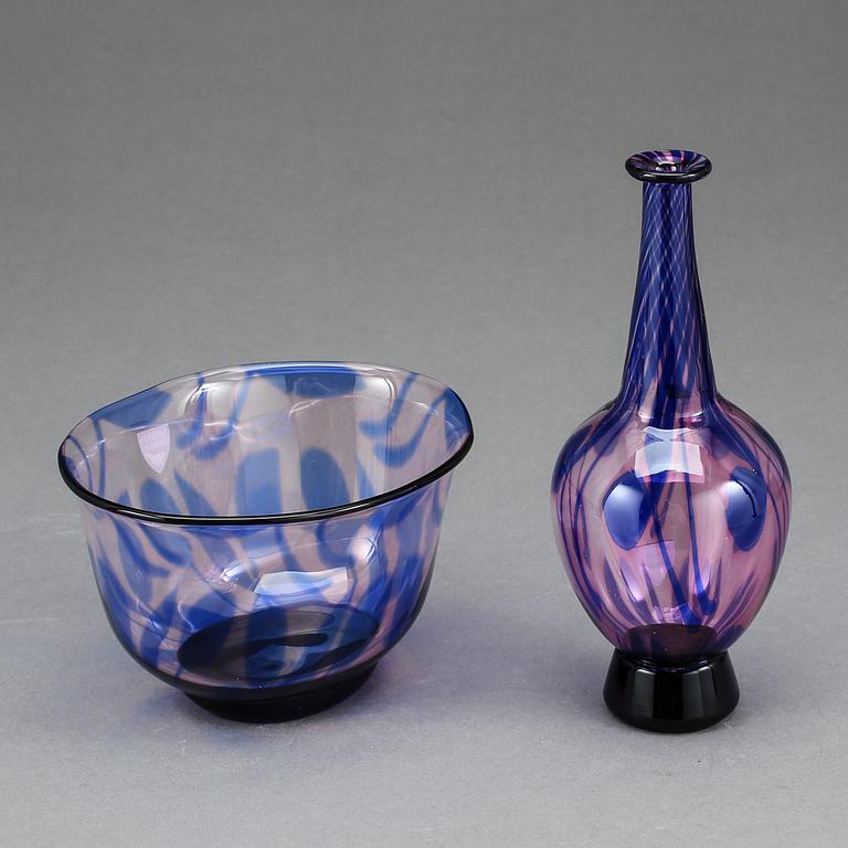 SKÅL samt VAS, glas, graal, Eva Englund, Orrefors.