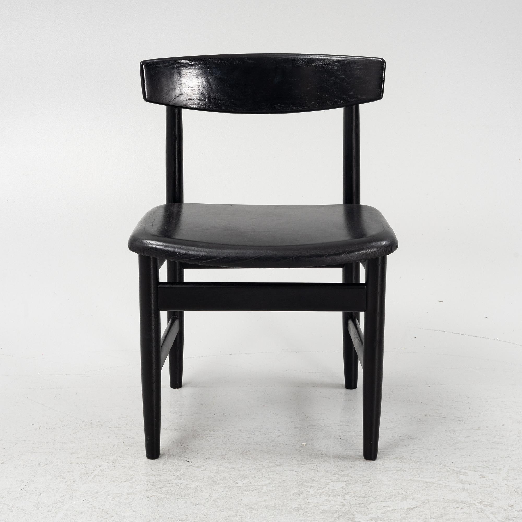 Åsa Johansson, bord,  "Brygga", samt stol Børge Mogensen , Firma Karl Andersson.