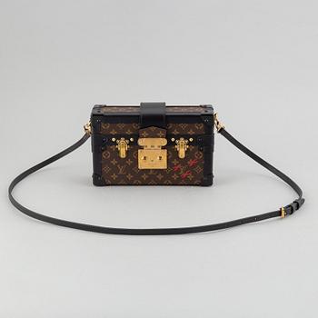 Louis Vuitton, a monogram canvas 'Petite Malle Trunk Messenger Bag', 2018.