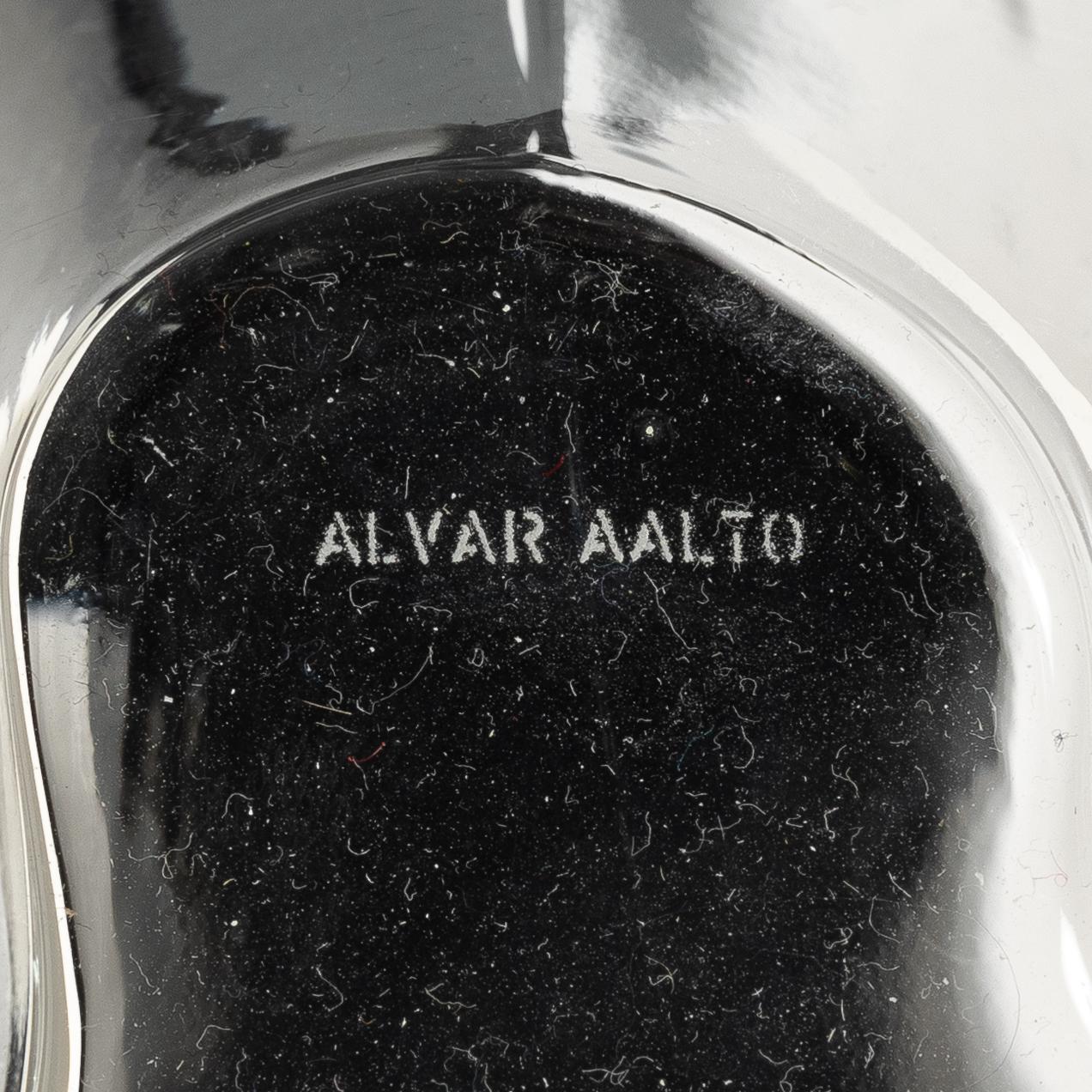 Alvar Aalto, vaser, 3 st och skål "Savoy", glas, samt fat och ljuslykta, Iittala.
