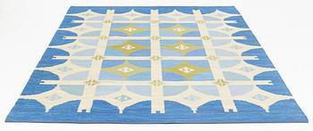 Britta Rendahl-Ljusterdal, matta, rölakan, ca 299 x 204 cm signerad BR.