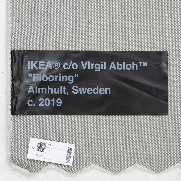 Virgil Abloh, a carpet, 'Kvitto' ('Receipt'), IKEA x Virgil Abloh, the 'MARKERAD' collection, c 197 x 90 cm.