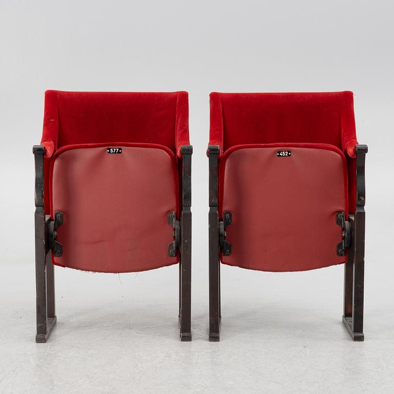 Carl Malmsten, armchairs, a pair, "Konsert", Nordiska Kompaniet's workshops, Nyköping, circa 1926.
