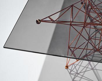 Tom Dixon, matbord, "Pylon Dining Table", Tom Dixon Studio, London, efter 2014.