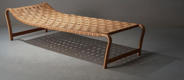 A Bruno Mathsson daybed 'Paris' by Firma Karl Mathsson, Sweden, 1930's-40's.