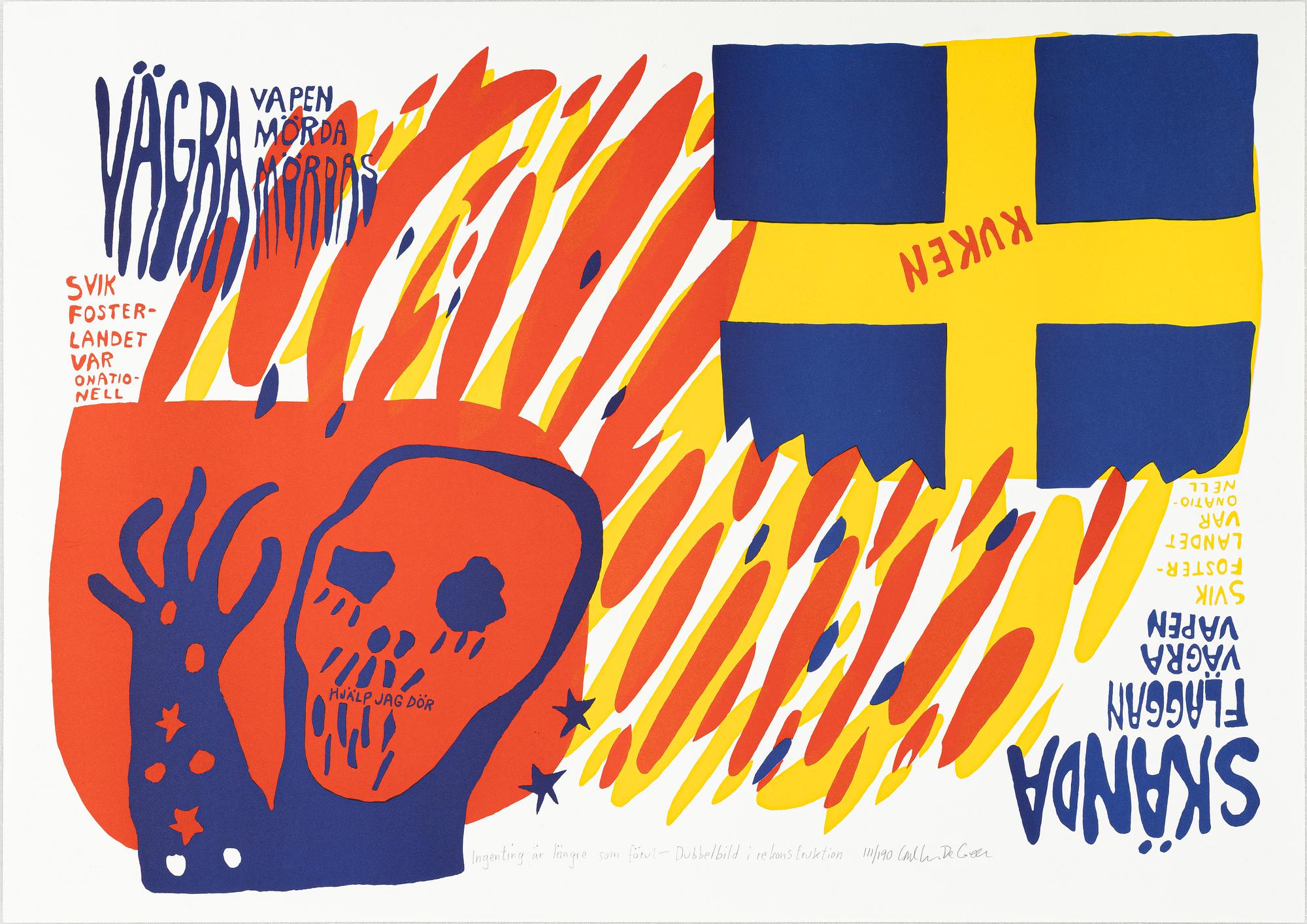 Carl Johan De Geer, "Ingenting är längre som förut - Dubbelbild i rekonstruktion".