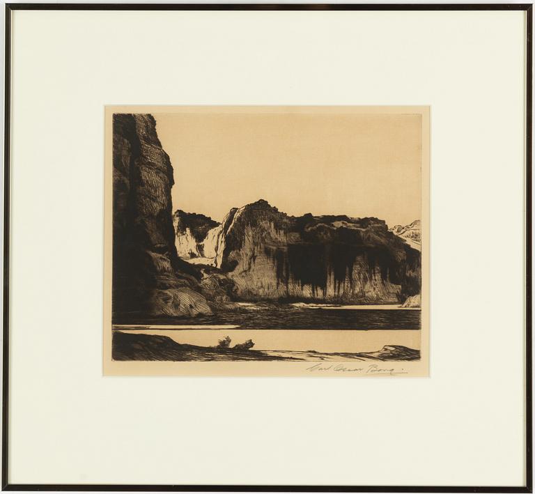 Carl Oscar Borg, Mountain Landscape.