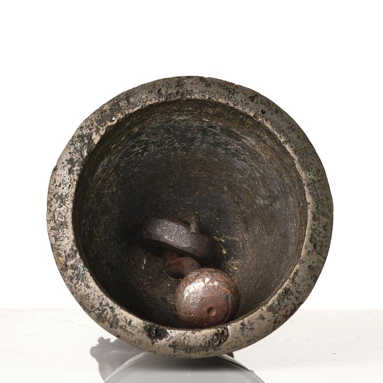 Tempelklocka, brons. Tibet, 17/1800-tal.