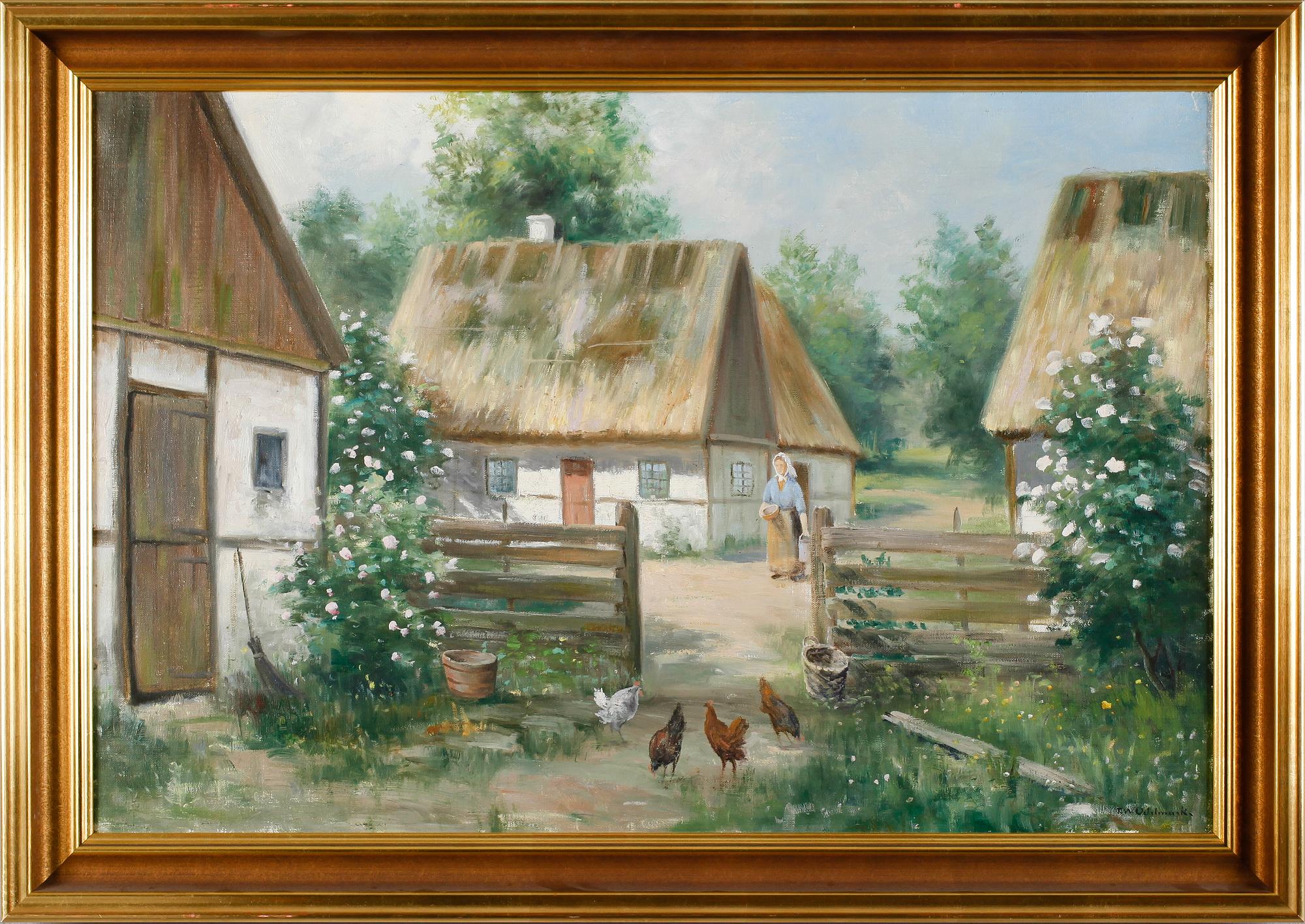 FRANS WILHELM ODELMARK, olja på duk, signerad.