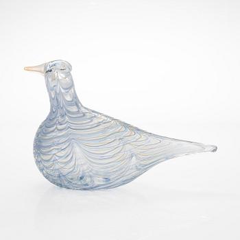 Oiva Toikka, a 'Cloud tern' glass bird, second quality, signed O. T Nuutajärvi II.