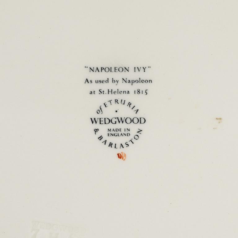 Matservis 43 delar, "Napoleon Ivy", Wedgwood.