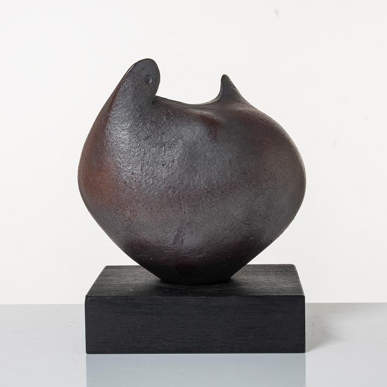 Claes Thell, skulpturer, 2 st, signerade.