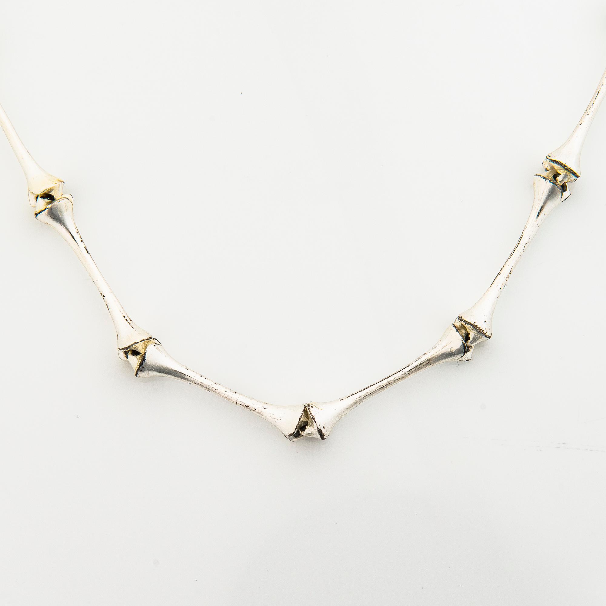 HALSBAND och ÖRHÄNGEN, sterling silver, Lapponia.