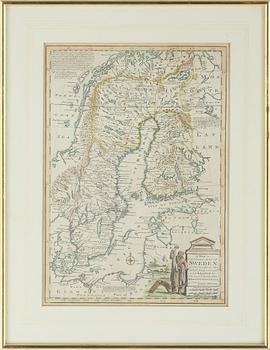 KARTA, Emanuel Bowen 1700-tal.