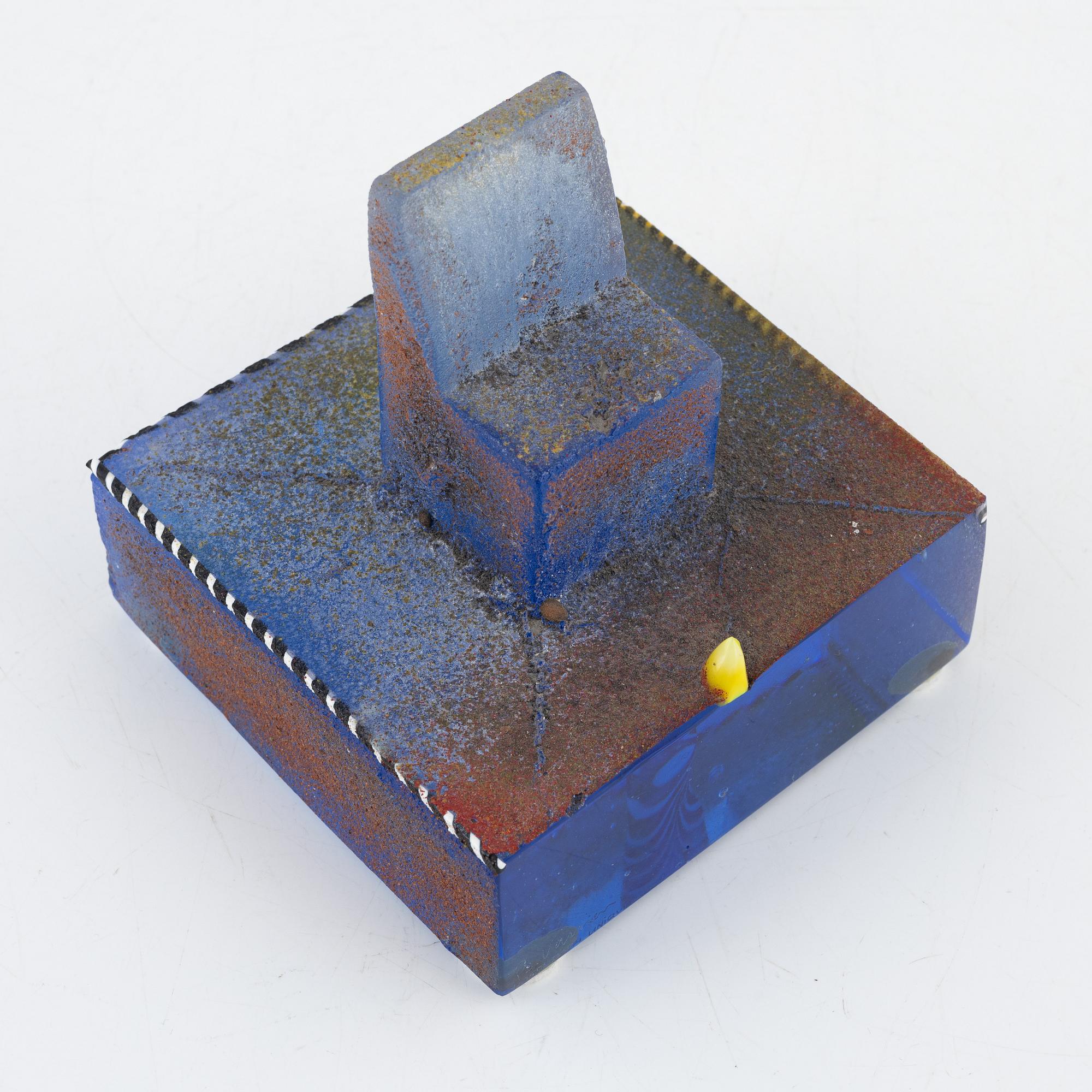 Bertil Vallien, "Buddhas tand", unik skulptur, Kosta Boda.