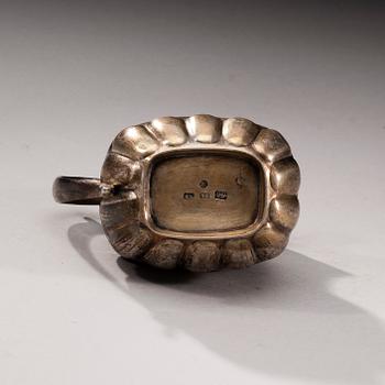 GRÄDDSNÄCKA, silver, S:t Petersburg, 1835, Ryssland. Vikt ca 181,9 g.