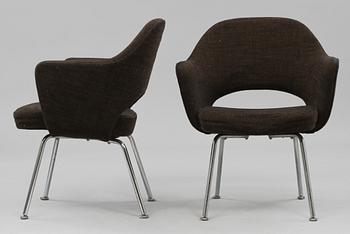 FÅTÖLJER, ett par, 'Executive Side Chair', Eero Saarinen, NK's verkstäder för Knoll International, 1900-tal.