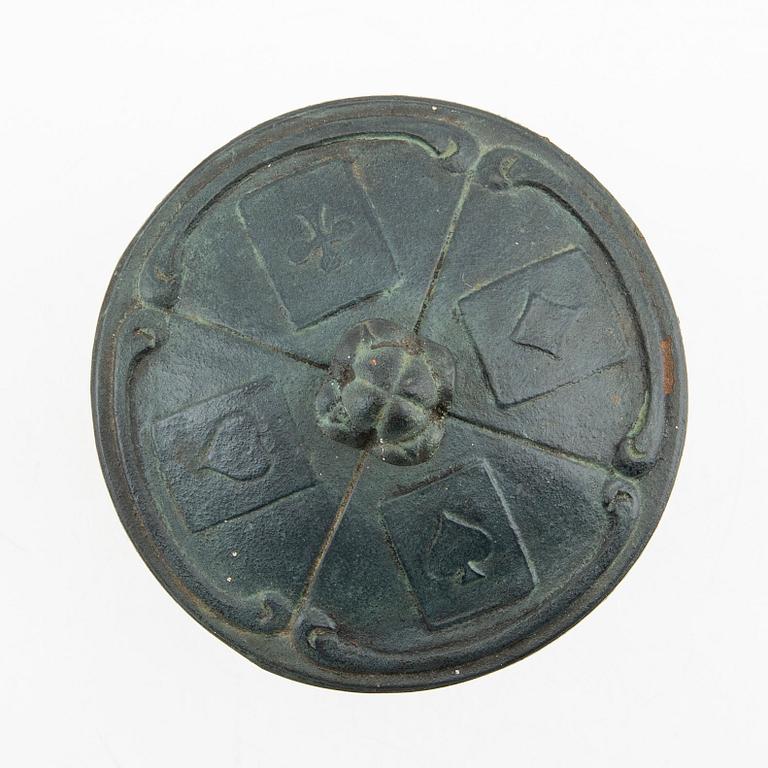 Tobaksburk, gjutjärn, tidigt 1900-tal.