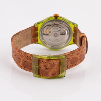 Box, Swatch Automatic Gran Via samt fem signerade tryck, special edition, 1993.