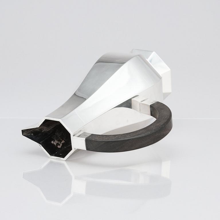 Wiwen Nilsson, a sterling silver pitcher, a 'hot water jug,' Lund, Sweden 1941.
