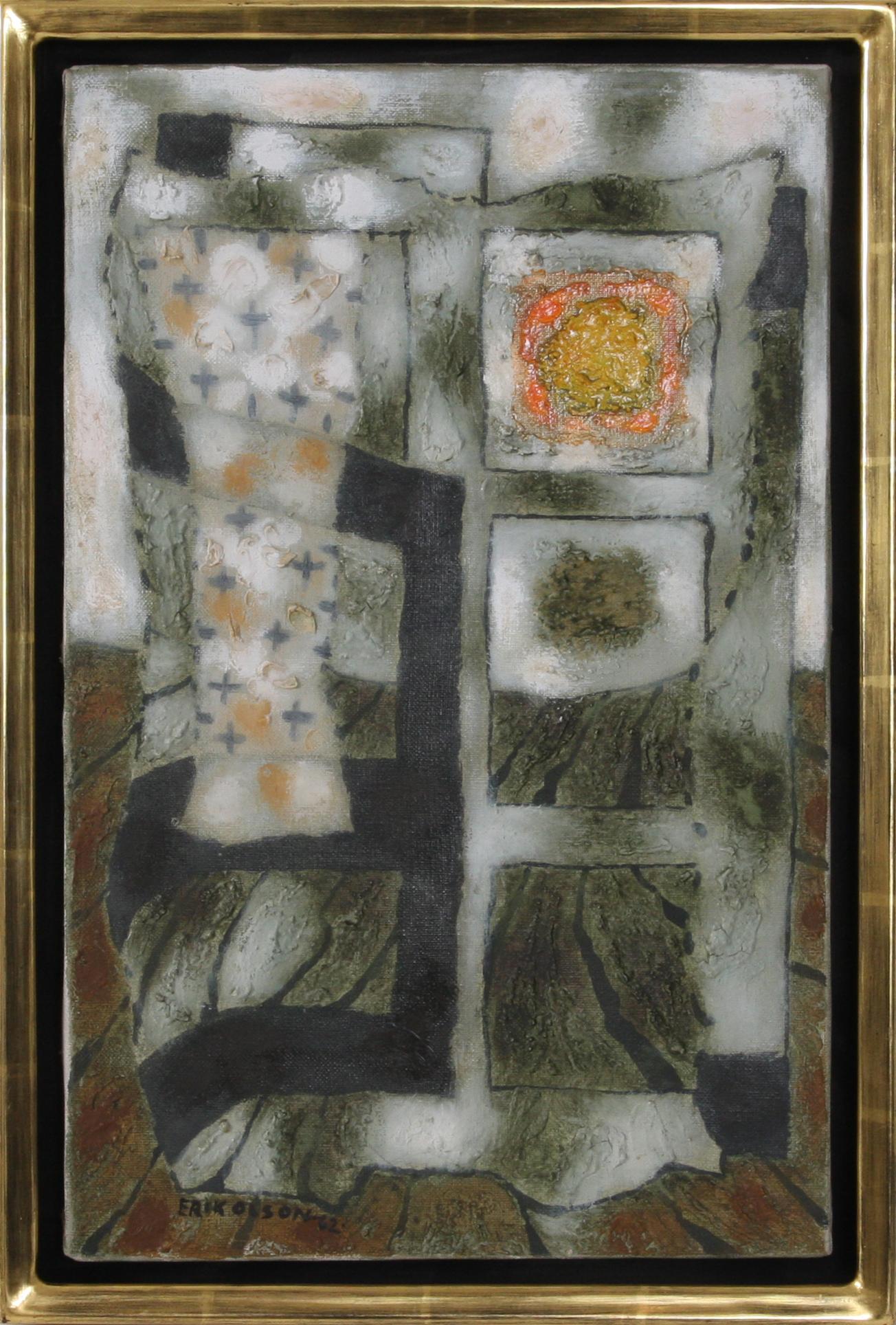 OLSON, ERIK, olja på duk, sign o dat "62".