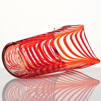 Tyra Lundgren, a 'Fenicio' model 3863 glass vase, Venini, Murano, Italy 1950s-60s.