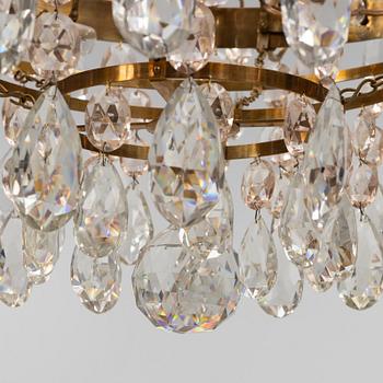 A Gustavian style chandelier, second half of the 20th Century.