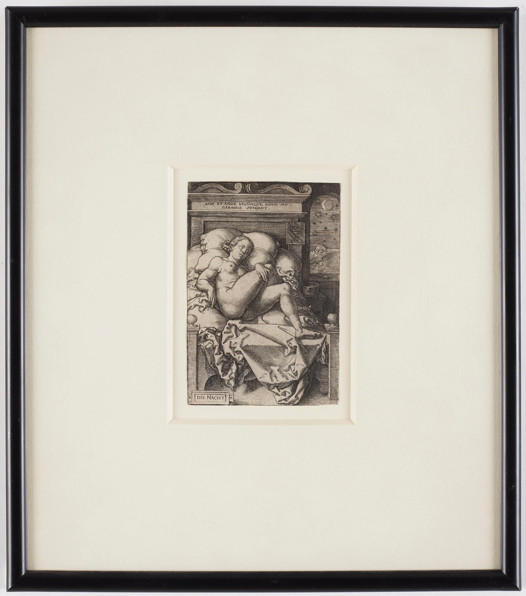 Hans Sebald Beham After, "Die nacht".