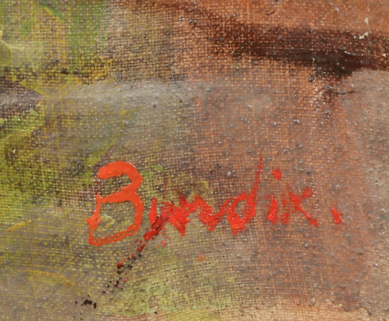 HANS BENDIX, olja på duk, signerad.