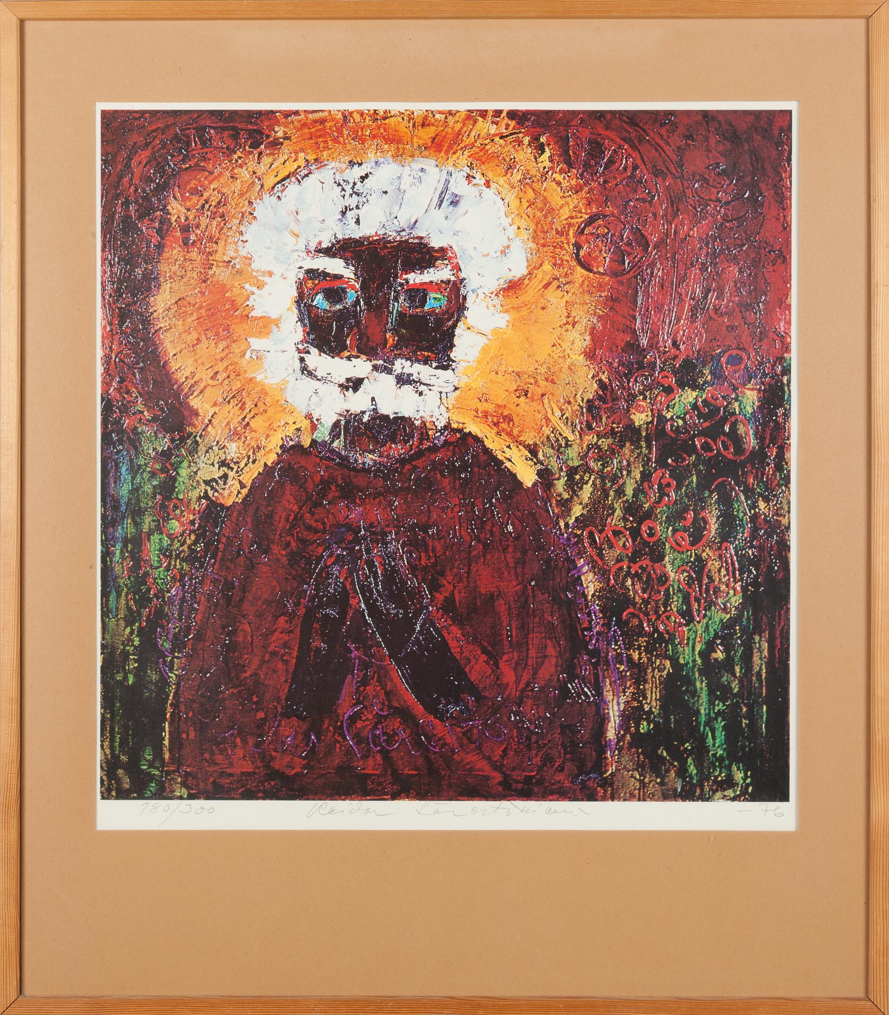 Reidar Särestöniemi, offset print, signed and dated -76, numbered 180/300.