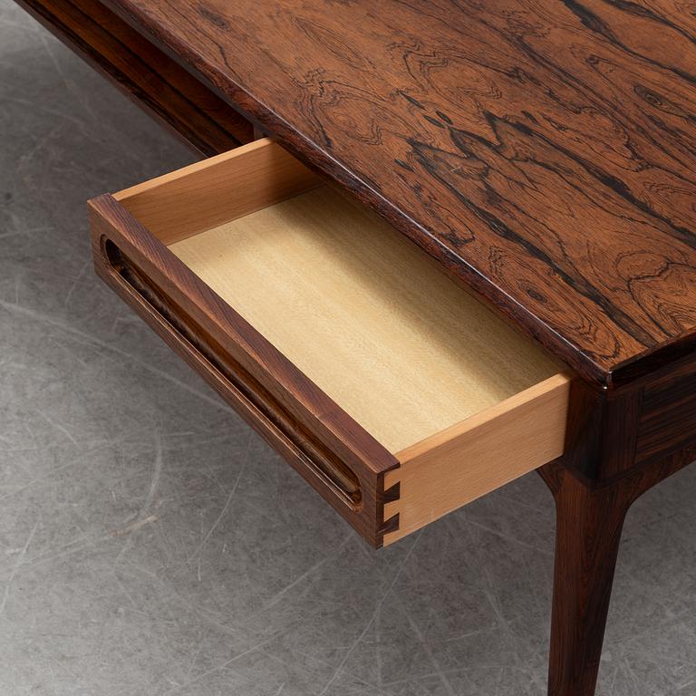 A 1960's rosewood coffee table.