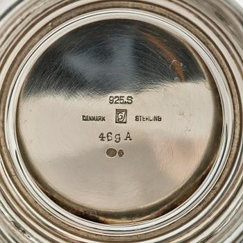 Georg Jensen, a sterling silver vase, design Harald Nielsen, model no 469A, Copenhagen, Denmark 1933-1944.