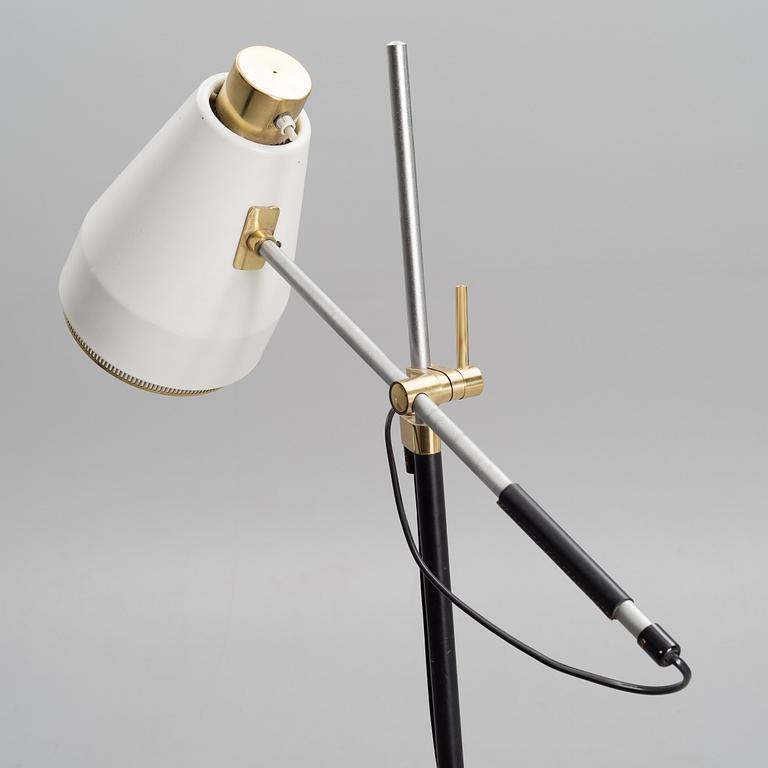 VILJO HIRVONEN, A FLOOR LAMP, H 801. Stamped Valaistustyö, H 801. Early 1970s.