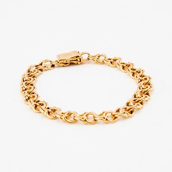 Bismarck link bracelet, 18K gold.