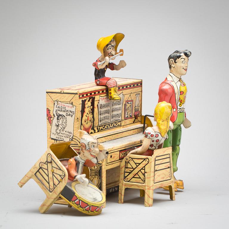 LI´L ABNER AND HIS DOGPATCH BAND. Unique art mfg. co. USA, 1940-tal.