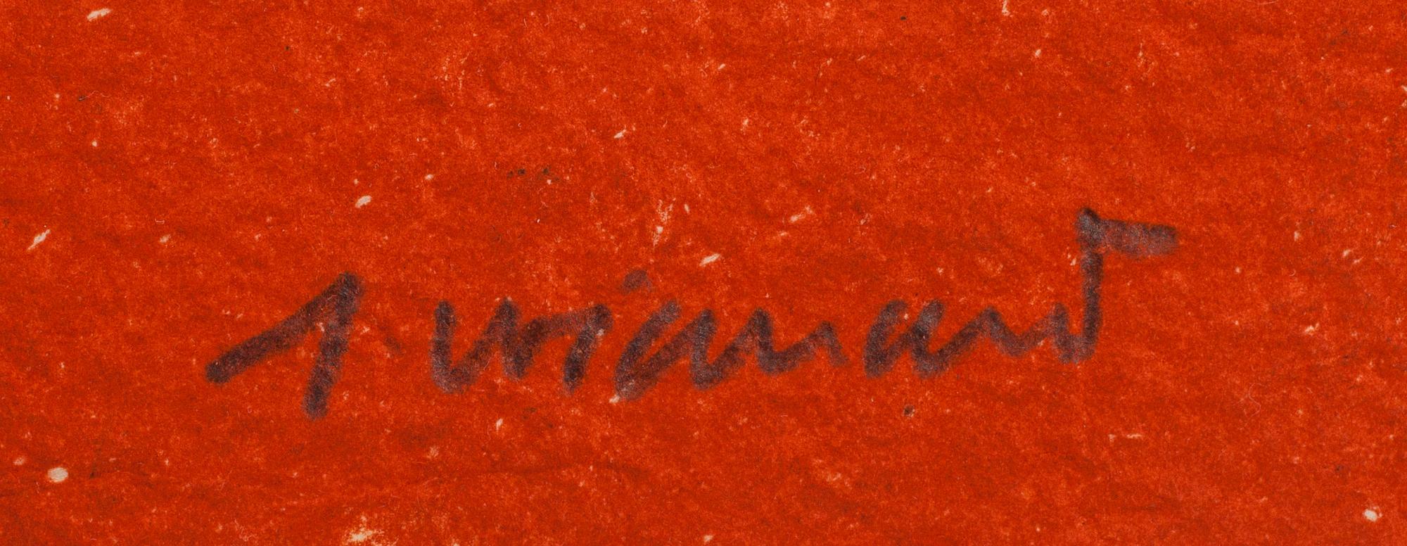 JAMES COIGNARD, carborundumetsning, signerad och numrerad HC III/V.