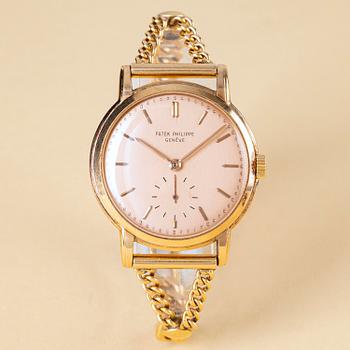 1014. Patek Philippe, Calatrava, “Pink-on-Pink”, ca 1952.