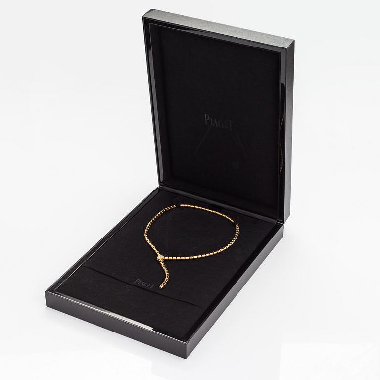 Piaget, Halsband "Possession", 18K guld, diamanter ca 0.30 ct tot. Märkt Piaget E48931.