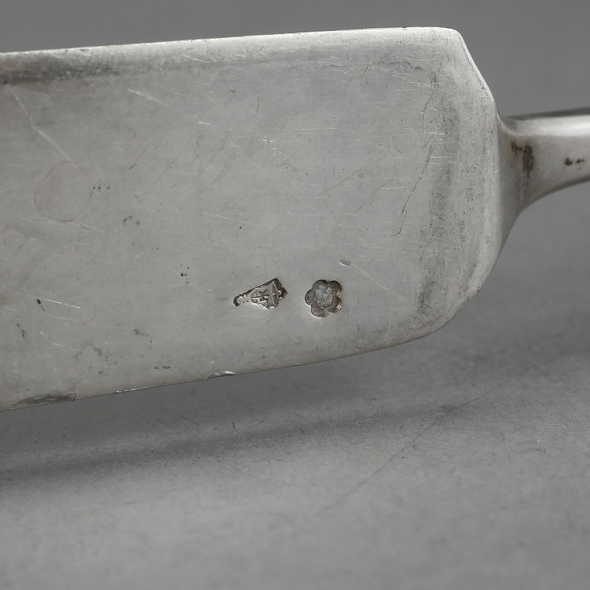 BESTICKSERVIS, 124 delar, silver, bla Österrike-Ungern 1872-1922 och Ungern 1937-1965. Total vikt ca 6841 gram.