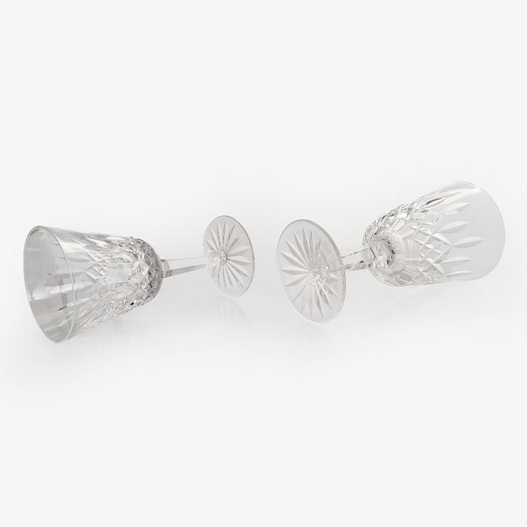 Glass set, crystal, Waterford 1960s/1970s.