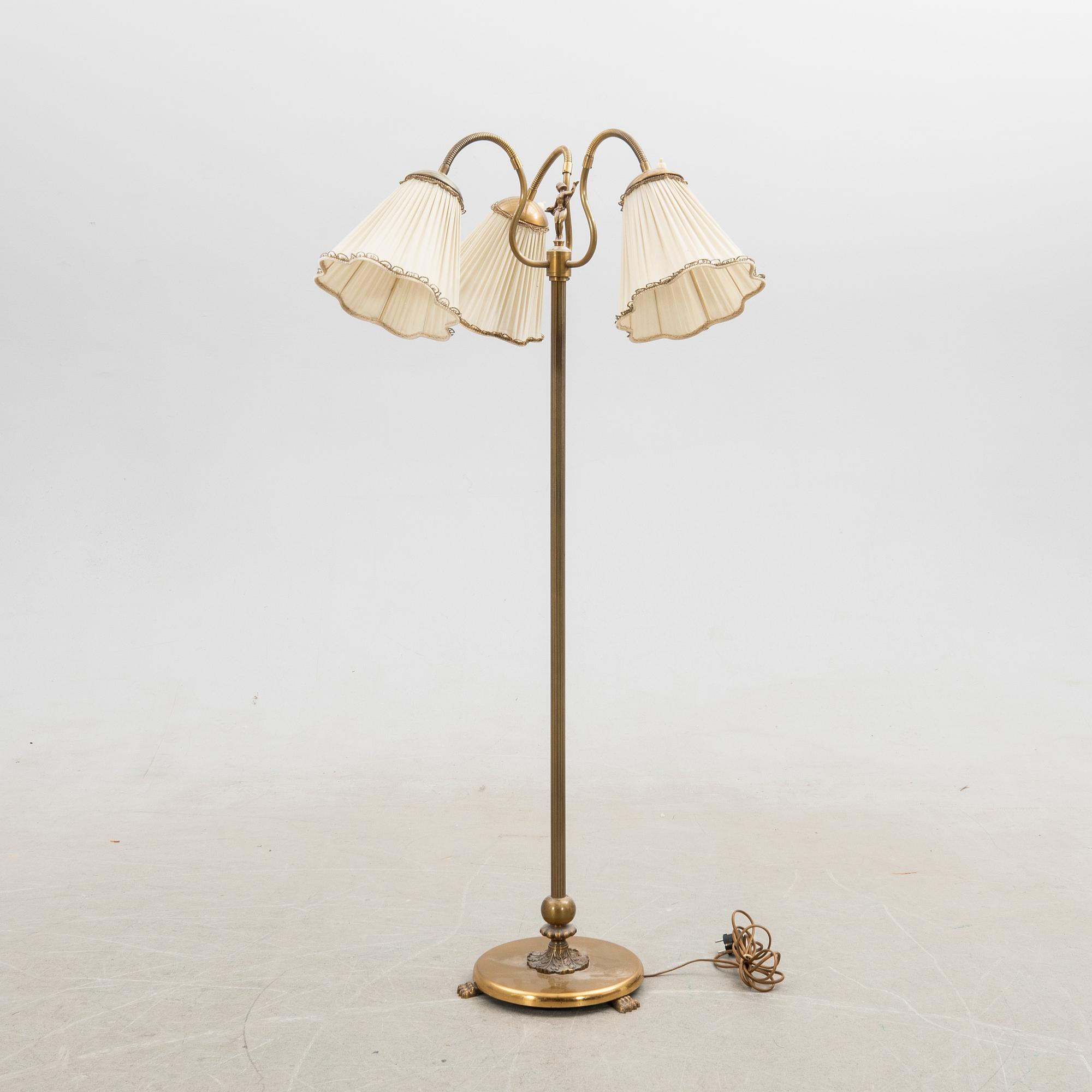Floor lamp, Armaturbolaget, No. 48, Malmö, 1930s/40s.