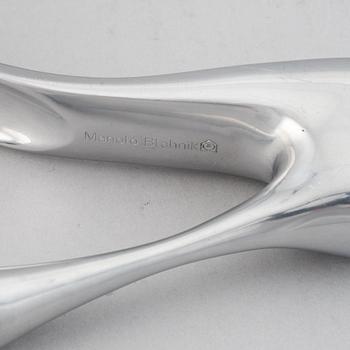 Manolo Blahnik, ett par, skohorn, metall, 2000-tal.