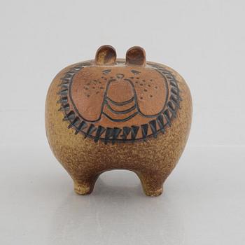 Lisa Larson, figurin, "Bulldog" ur serien "Stora Zoo", Gustavsberg.