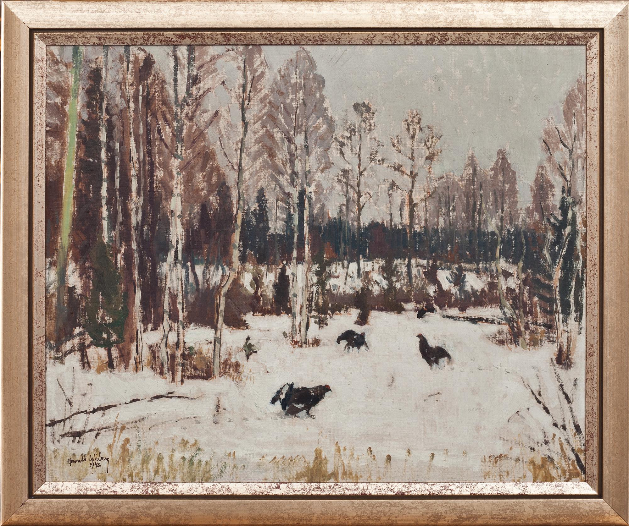 HARALD WIBERG, olja på duk, signerad och daterad 1946.