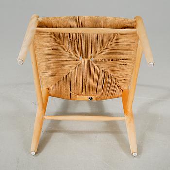 A late 20th century "Y chair", designed by Hans J. Wegner.
