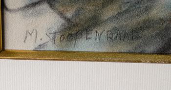 MOSSE STOOPENDAAL, pastell, signerad.