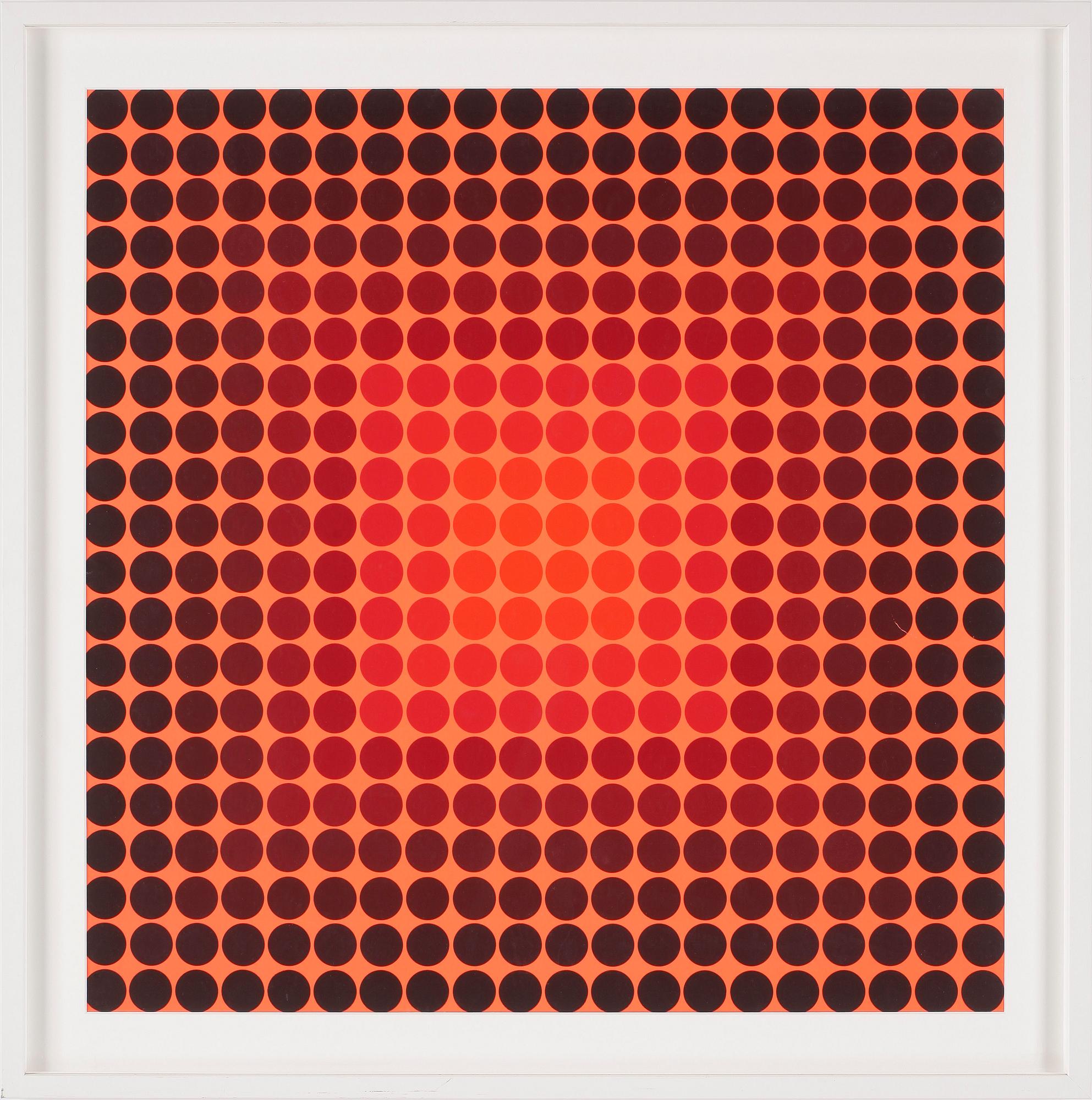 VICTOR VASARELY, färgseriegrafi, signerad och numrerad 180/250.