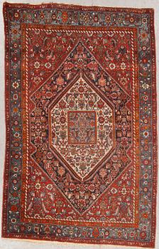 MATTA, antik, Sarouk/Bidjar, ca 204 X 132 cm.