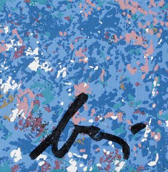 ENRICO BAJ, färgserigrafi, signerad och numrerad 660/1200.