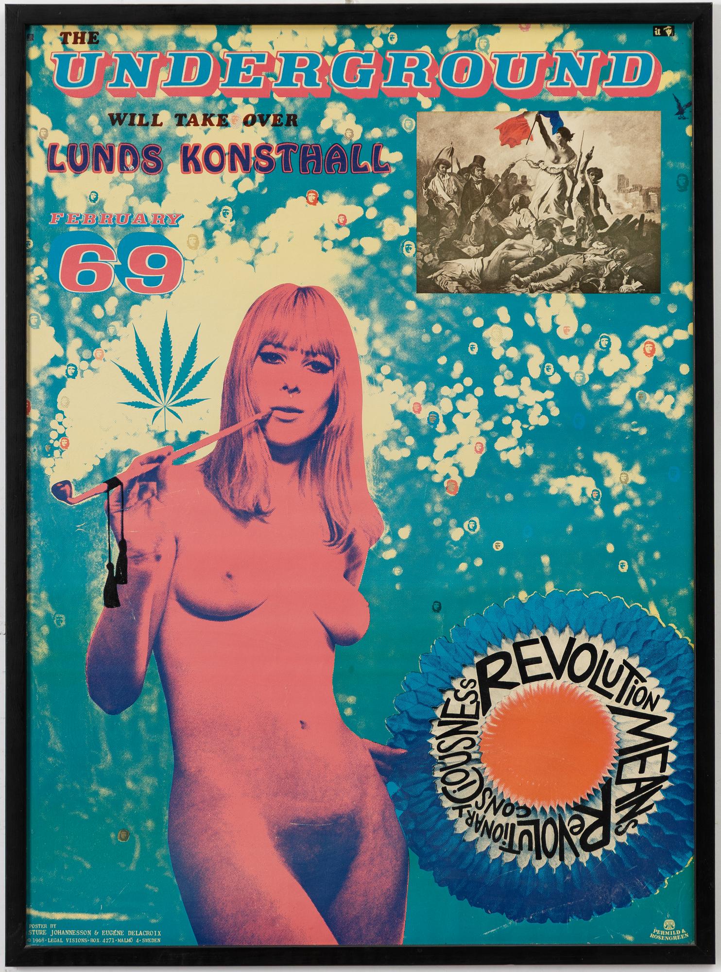 Sture Johannesson, "The Underground will take over Lunds Konsthall February 69".